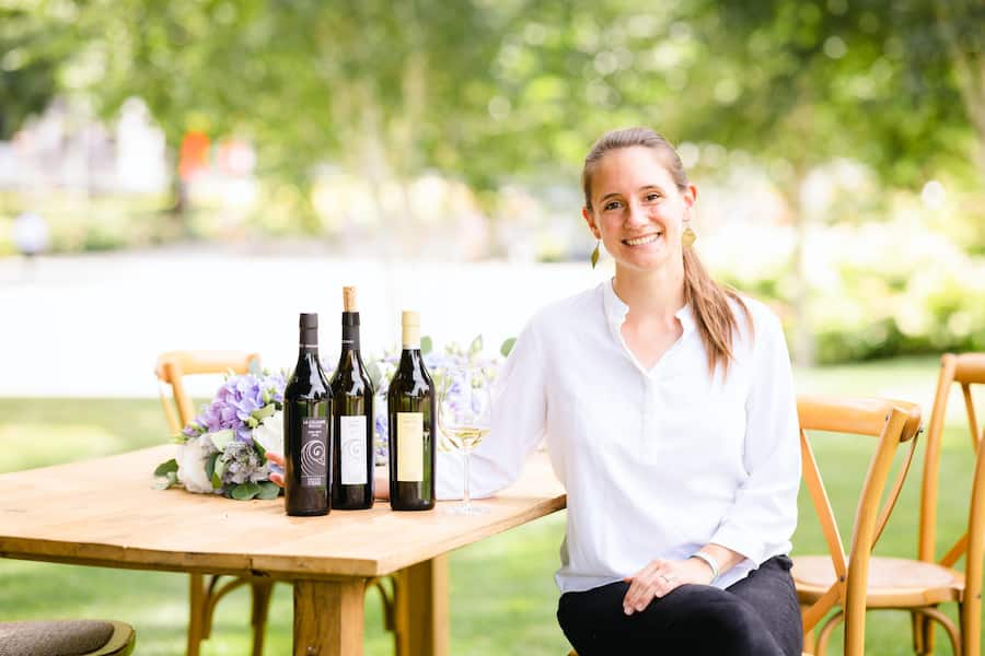 Garden Party 2022 Bad Ragaz Sarah Vonesch / Winzerin Laura Paccot Laura Paccot La Colombe Garden Party GaultMillau