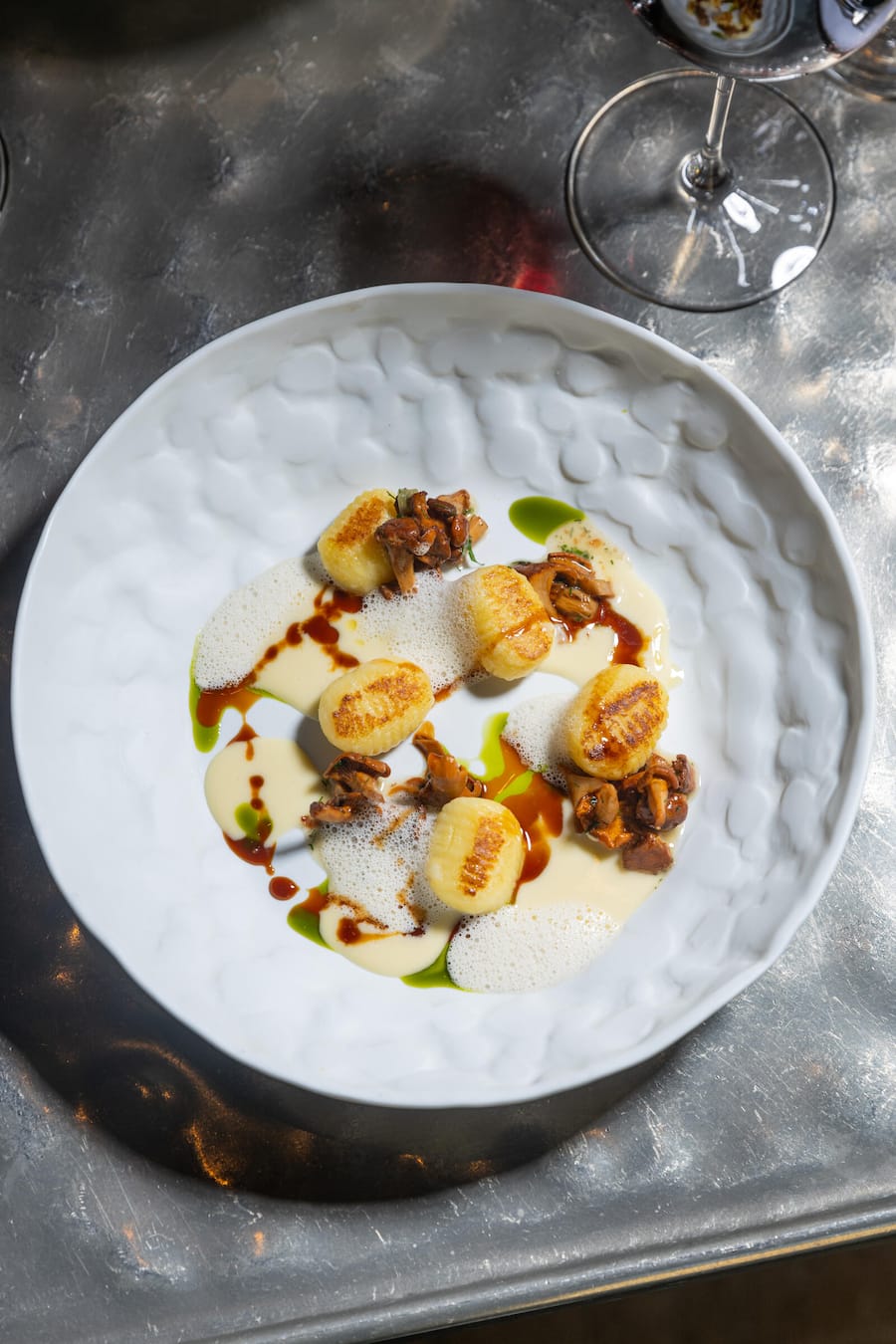 Marco Ortolano Eden au Lac La Reserve-Restaurant GERICHT: Gnocchi, Fotografiert am 27.08.2024