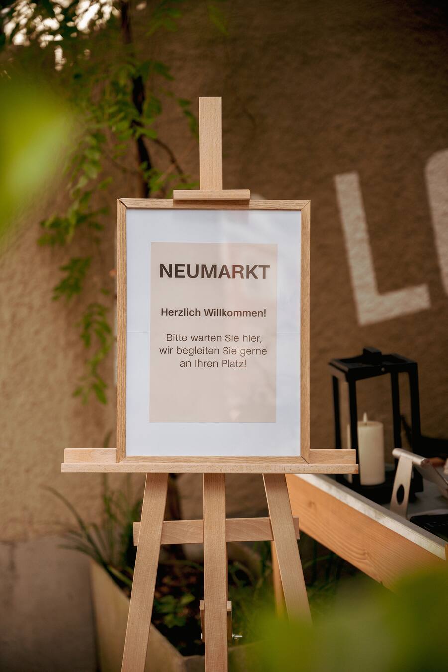 Neumarkt Garten Eingang