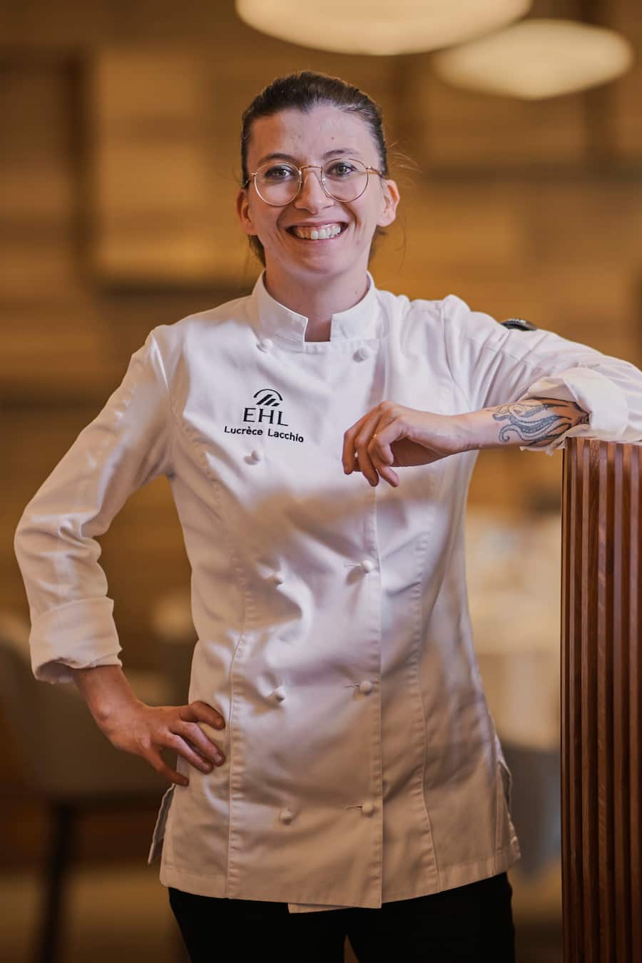 17 Punkte! Lucrèce Lacchio kocht an nobler Adresse: Hotelfachschule Lausanne.