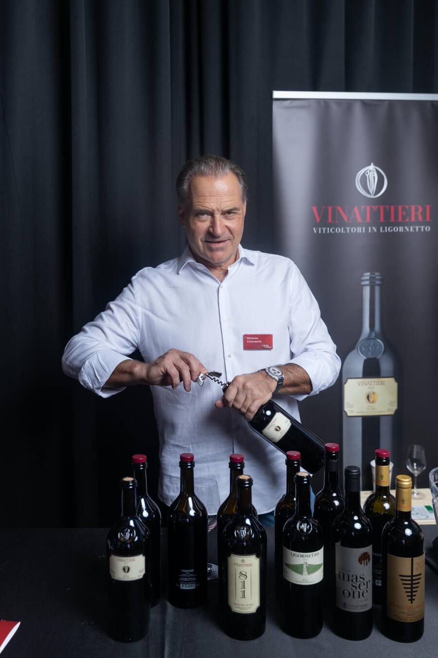 Weinmesse Festival Italiano / Casa del Vino Kaufleuten, 02.09.2024 MICHELE CONCEPRIO, VINATTIERI WEINE