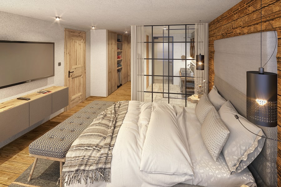 BelArosa Chalet in Arosa, GR Pressebilder, Zimmer 1