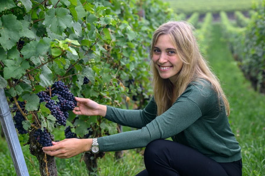 Colombier, 5 septembre 2024. Reportage au domaine de Chambleau en compagnie de Charlotte Burgat. ©François Wavre | Lundi13