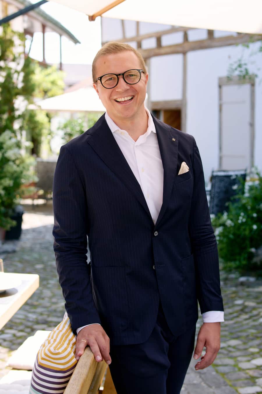 Er weiss genau, wie sein Chef Christian Kuchler tickt und hat den Kellerschlüssel: Fabian Mennel, «Sommelier des Jahres».