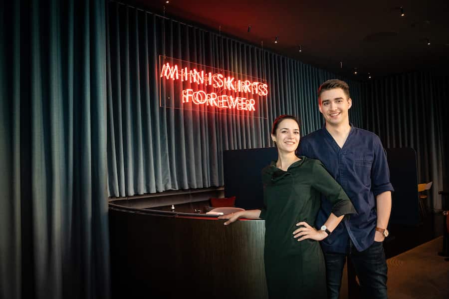 Igniv 2021: Ines Triebenbacher, Restaurantleiterin und Sommeliere, Daniel Zeindlhofer. Küchenchef