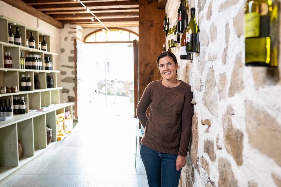 Lavaux, Christelle Conne, auf ihrem Weingut in Chexbres