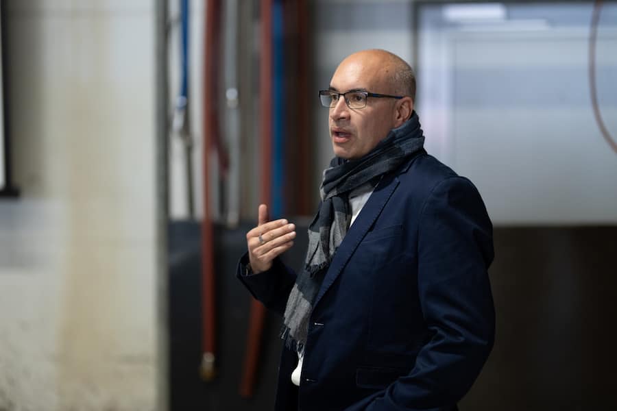 Le professeur d'œnologie Benoît Bach