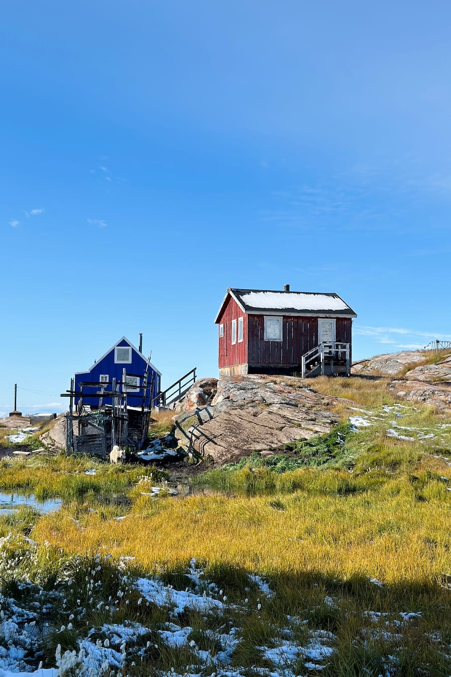 Luca Bianchi in Grönland im Koks