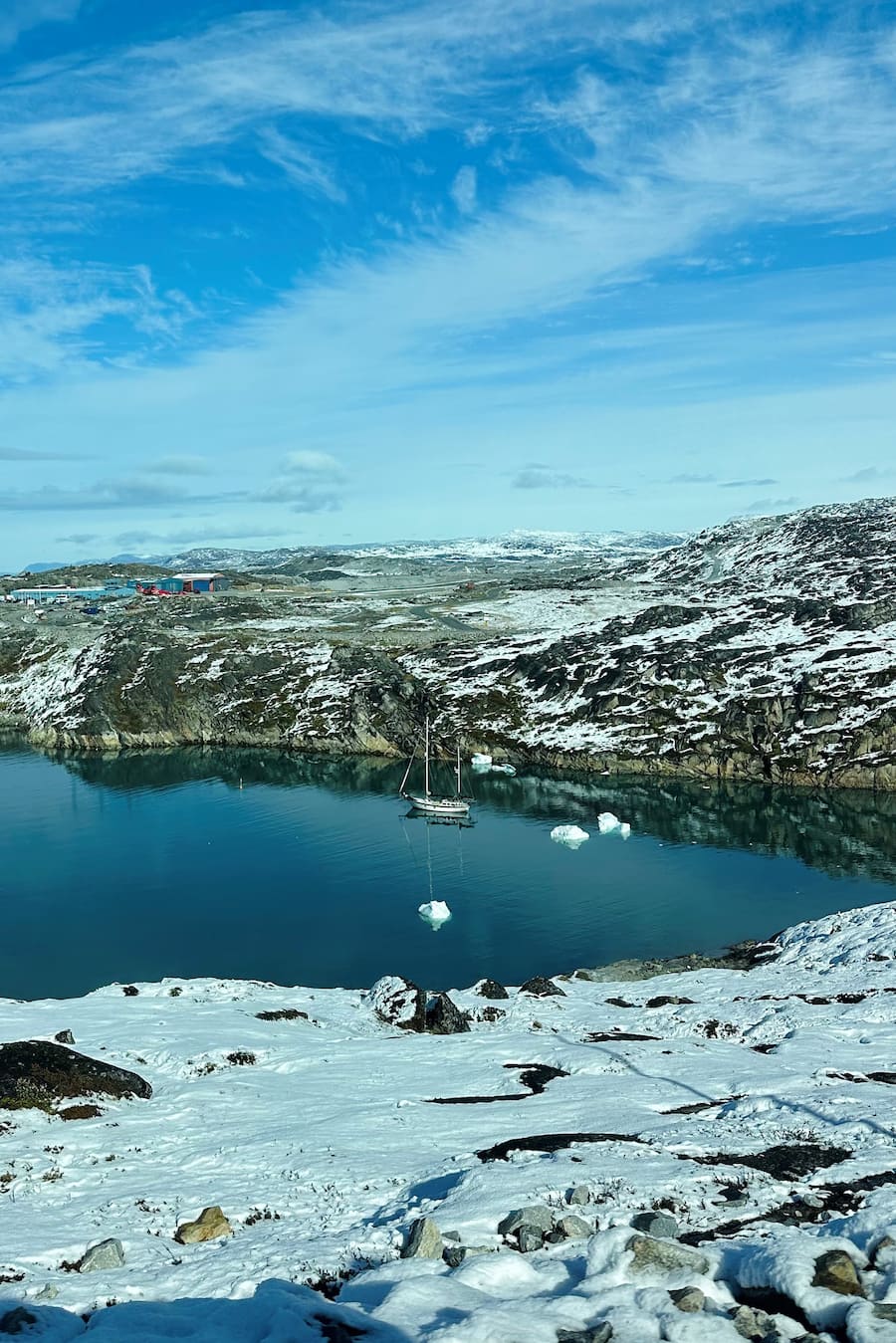 Luca Bianchi in Grönland im Koks