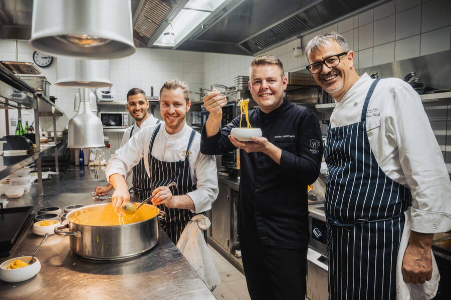 4-Hands Dinner mit Stefan Heilemann vom Widder und Dario Moresco vom Restaurant Orsini - Mandarin Oriental Savoy Zürich