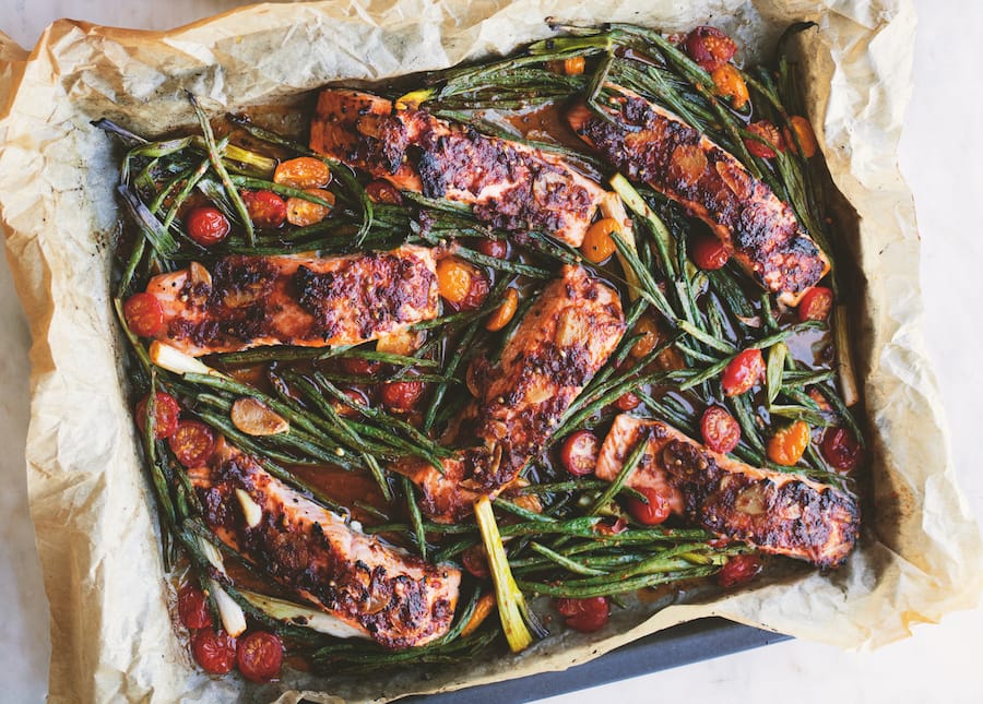 Ottolenghi, Comfort, Ofenlachs