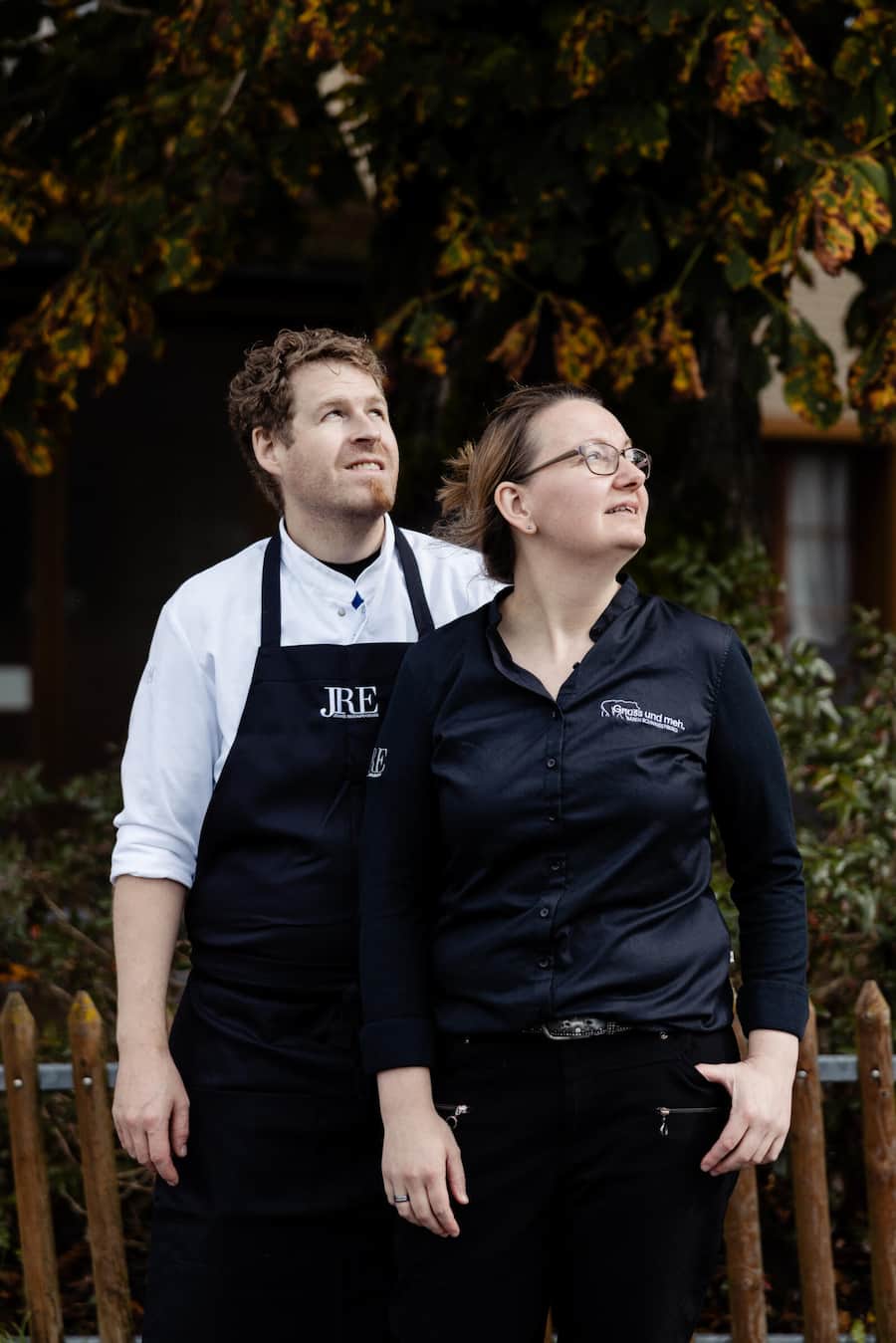 Patrick Germann, Franziska Ilg, JRE, Restaurant Bären Schwarzenburg, GMC Jubiläum mit JRE-Gastköchen, 10 Jahre Schüpbärg-Beizli, in Schüpberg BE, 13. Oktober 2024. Copyright: Roy Matter