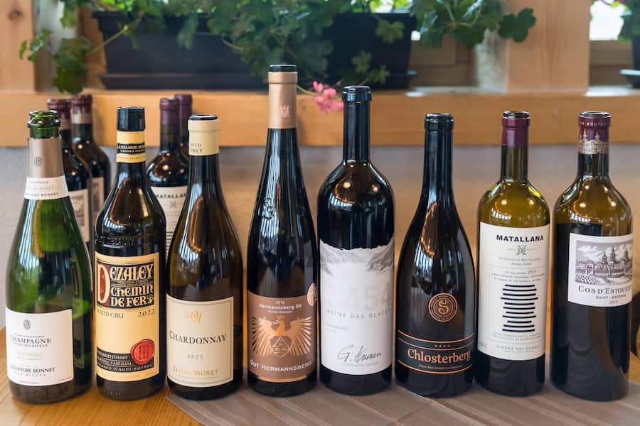 Vinum Vertikal, Weindegustation auf drei Höhen; Jungfraujoch BE Weindegustation Reportage mit Peter Keller WEINE Fotografiert in Grindelwald am 12.10.2024