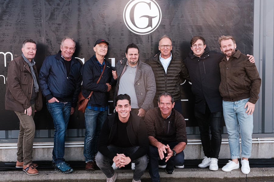 Bianchi bei den Gillardeau Austern