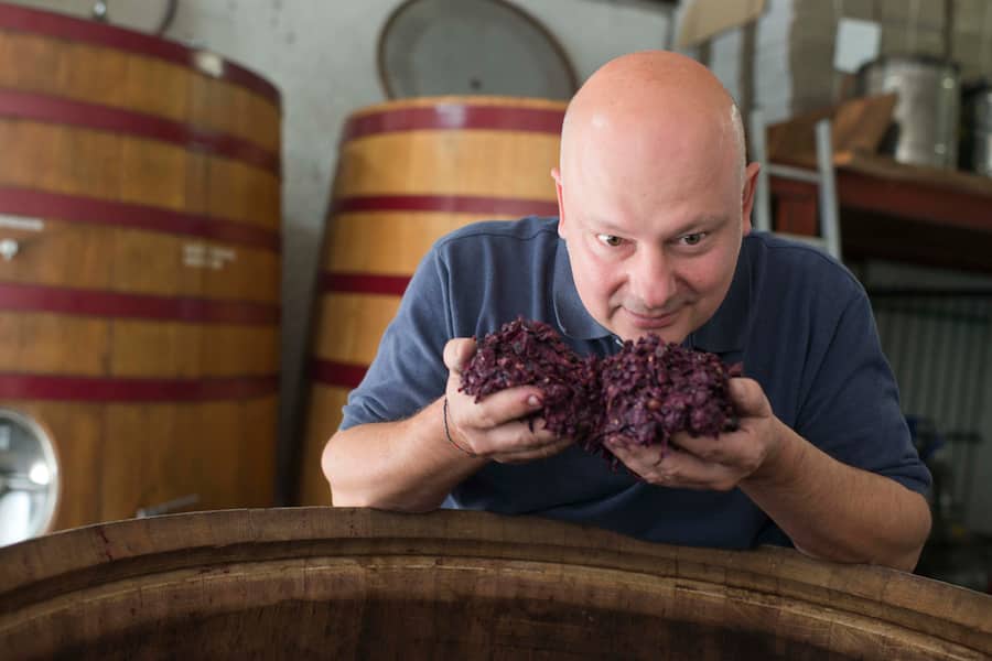 Nicola Corti im Gärkeller