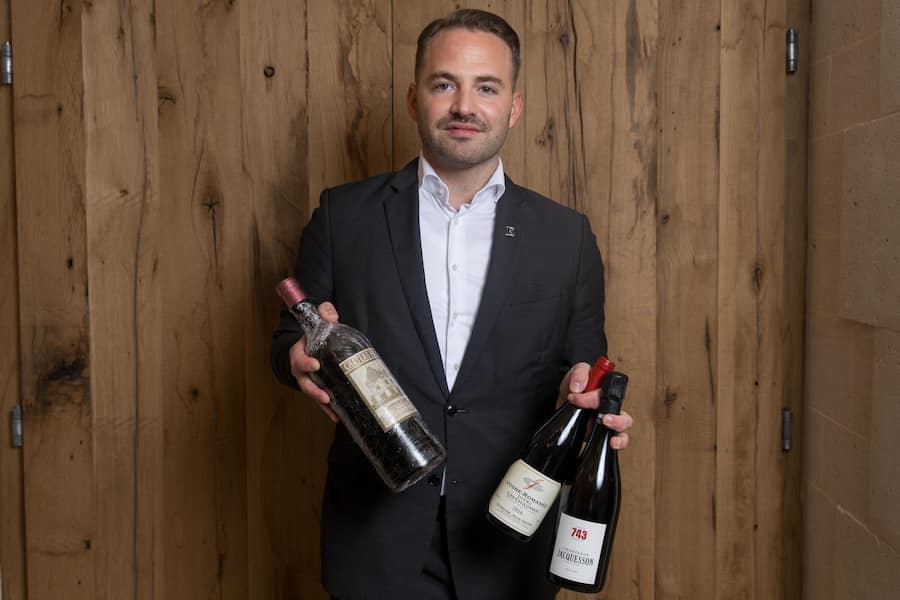 Hotel Einstein, St. Gallen; 29.08.2024 Weinkeller Loris Lenzo, Sommelier