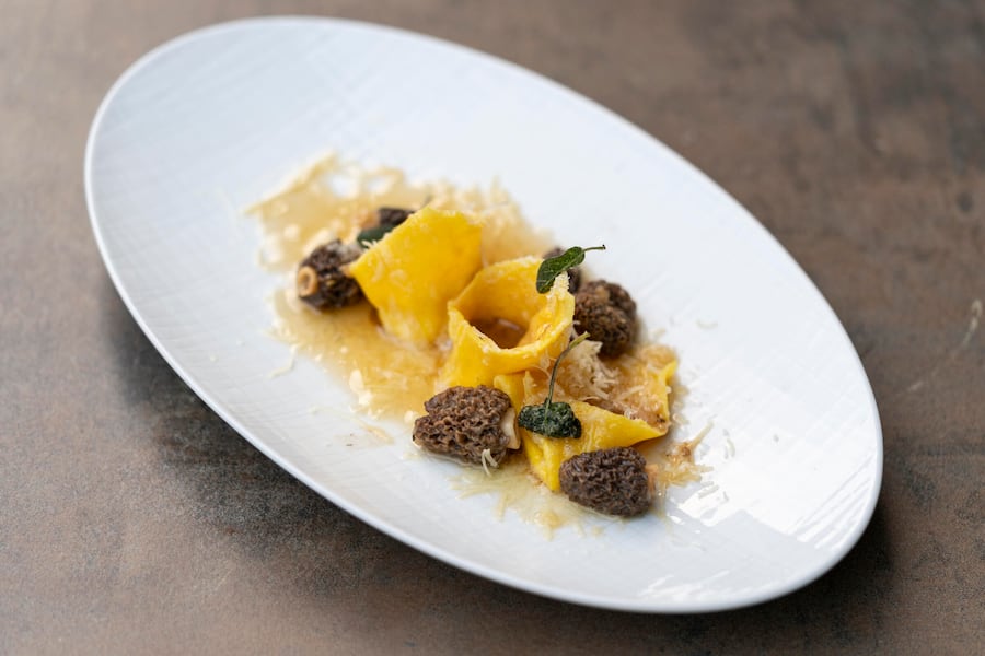 Ueli Kellenberger, Rössli Bad Ragaz, Agnolotti mit Walliser Morcheln und Sbrinz