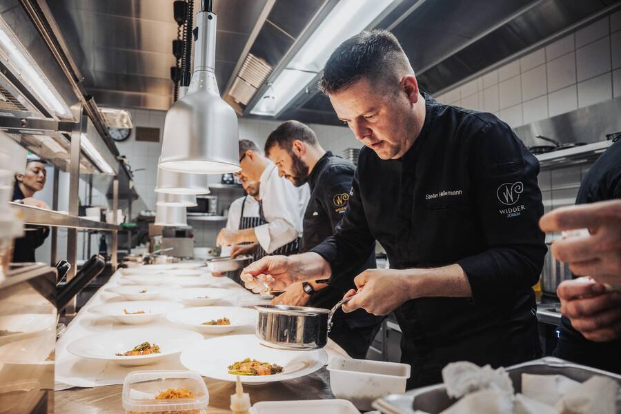 4-Hands Dinner mit Stefan Heilemann vom Widder und Dario Moresco vom Restaurant Orsini - Mandarin Oriental Savoy Zürich