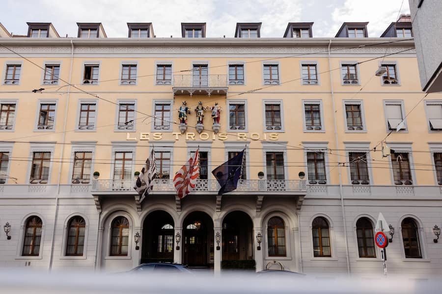 Grand Hotel Les Trois Rois, Basel, BS. 17. Oktober 2024. Copyright: Roy Matter