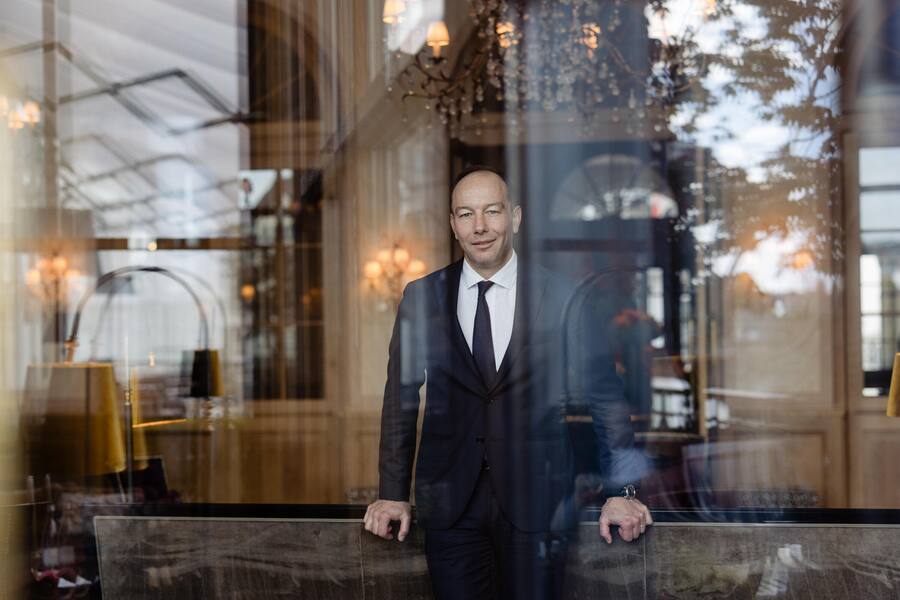 Direktor Mark Jacob, Grand Hotel Les Trois Rois, Basel, BS. 17. Oktober 2024. Copyright: Roy Matter