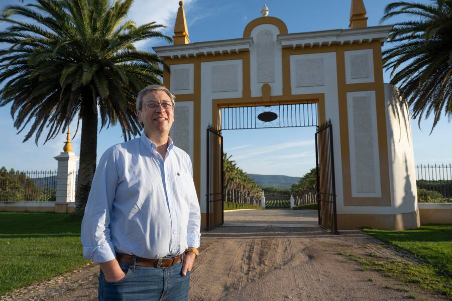 Rui Vieira, Direktor und Ãnologe vor der Kellerei