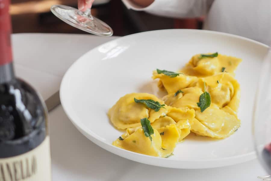 Gericht:Â Ravioli al brasato