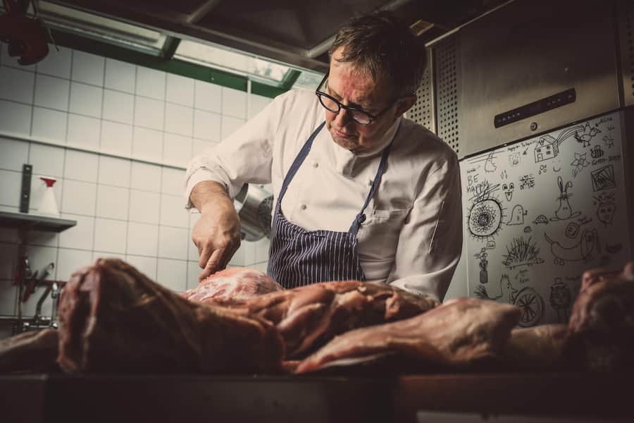 Thomas Huber, Krone Sihlbrugg, kocht Gitzi 2023