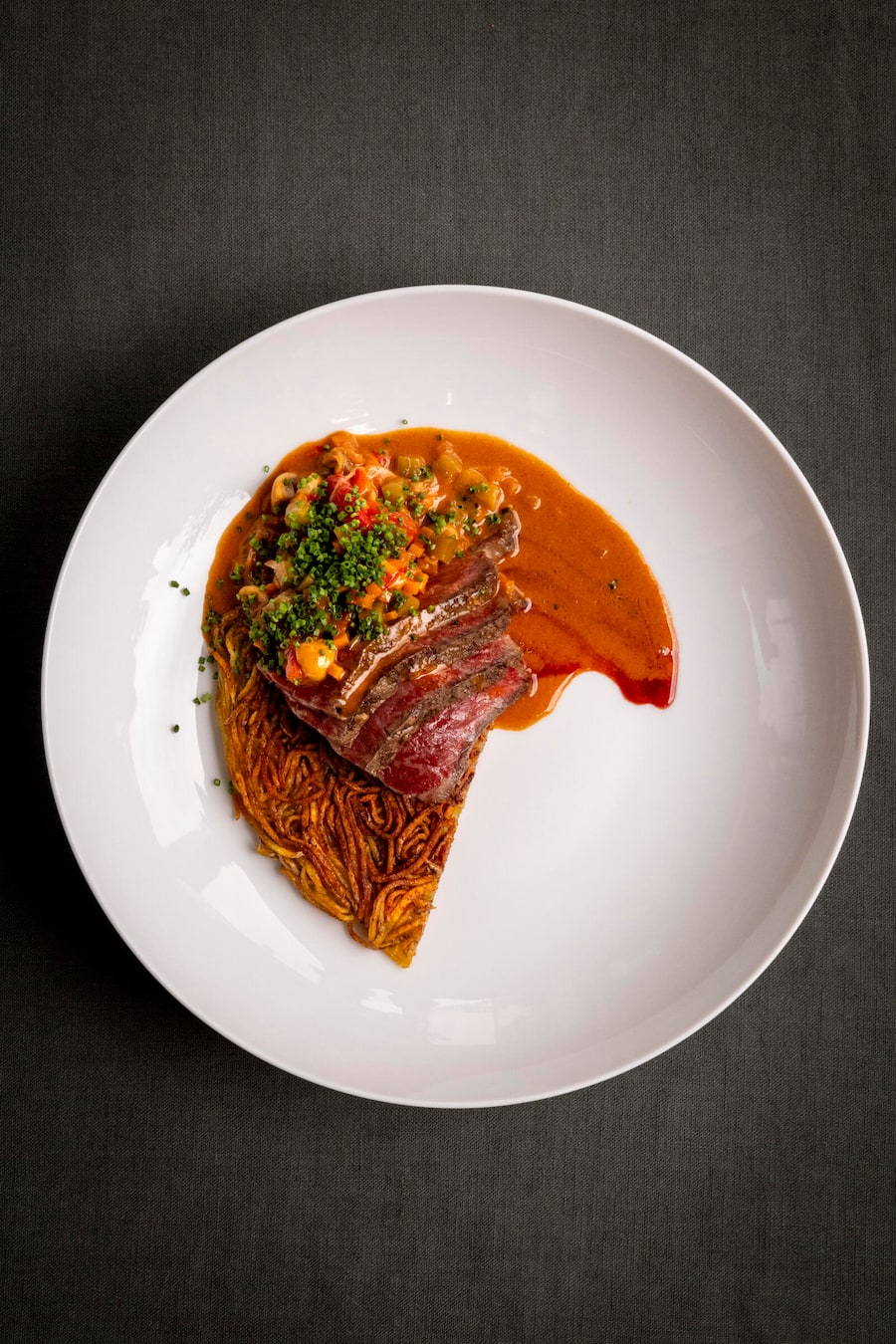 Boeuf Stroganoff Pommes Darphin