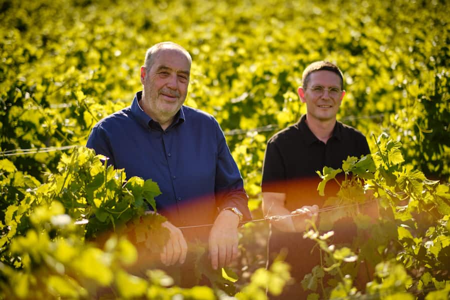 Gilbert Devayes und Schwiegersohn Gaëtan Carron.