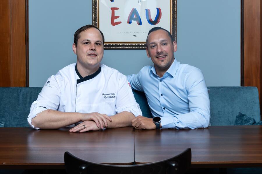 Bären in Langenthal Gastgeber Ramon Stutz und Küchenchef Martin Binnemann Fotografiert am 13.11.2024