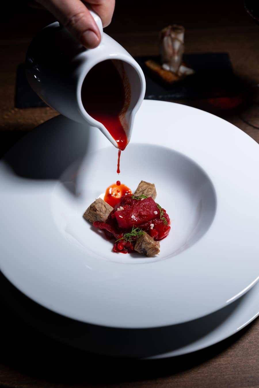 Bären in Langenthal Gericht: randensuppe mit Weisskohl, Kartoffel, Siedfleisch und Gota Fotografiert am 13.11.2024