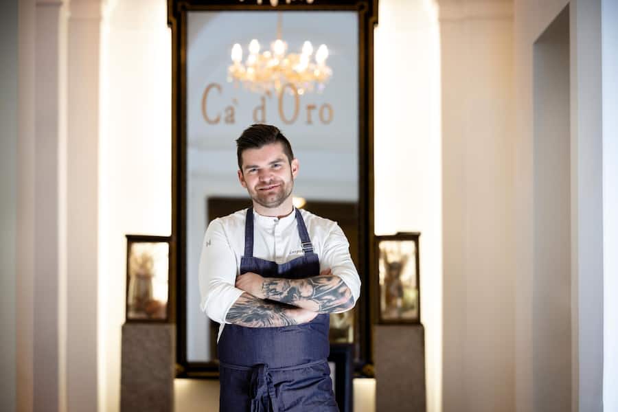 Leopold Ott, Chef, CÃ dâOro Restaurant im Grand Hotel Des Bains, Kempinski, St.Moritz, GR
