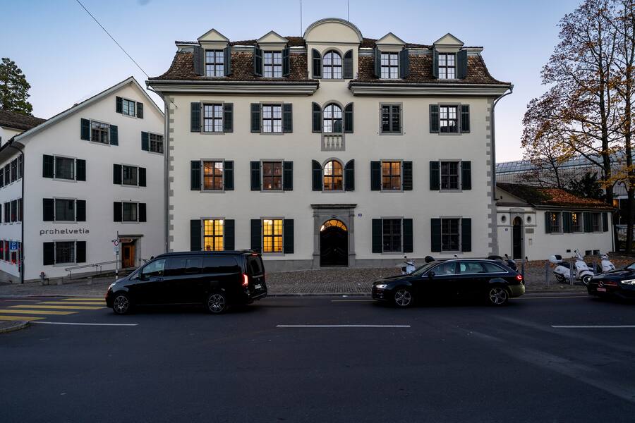 Les Bulles , Champagnerladen, Zürich, Aussenansicht