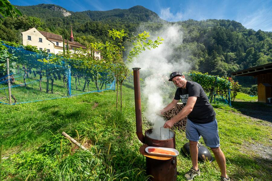Manuel Tresch, Winzer zum Rosenberg in Altdorf