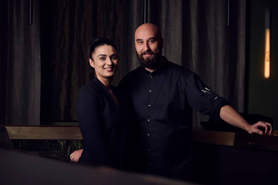 Mitja Birlo, Chef, mit seiner Frau Florentina Birlo, Gastgeberin und Sommelière am «Counter».