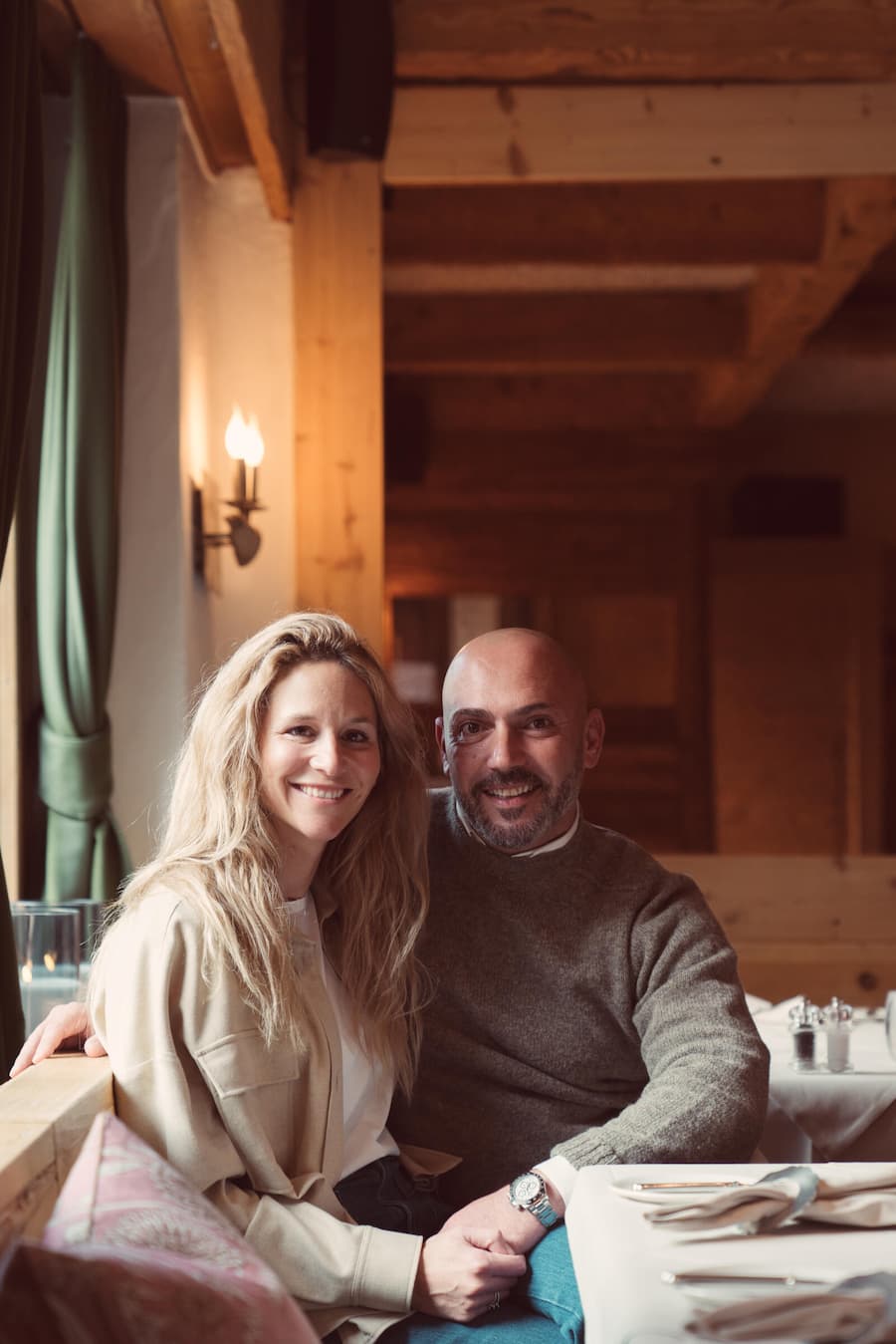 Gastgeber Kathrin & Danijel Krasnic - Restaurant Dal Mulin St. Moritz - November 2021 - Copyright Olivia Pulver