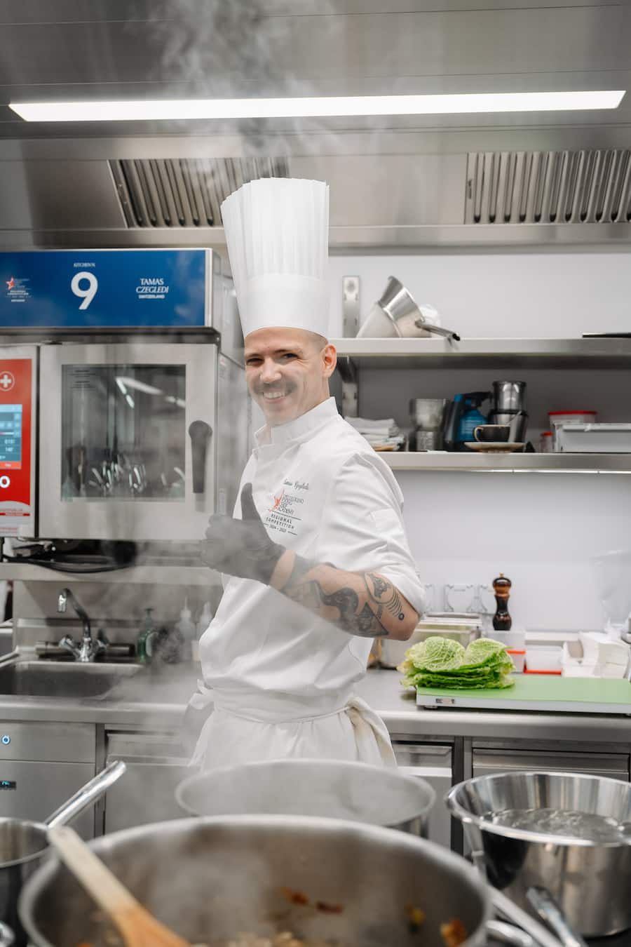 Tamas Czegledi - San Pellegrino Young Chef Academy - Regional Competition West Europe - Das Morgen Vitznau - November 2024 - Copyright Olivia Pulver