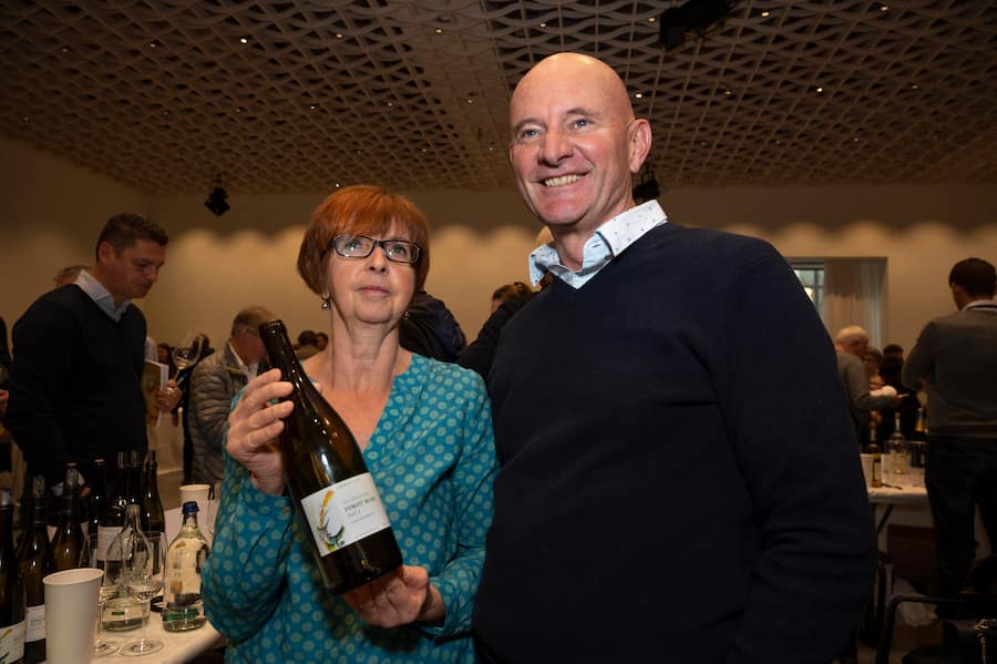 Pinot noir barrique 2011, Susanne und Eric Lüthi, Kongresshaus Zürich Swiss Wine Tasting