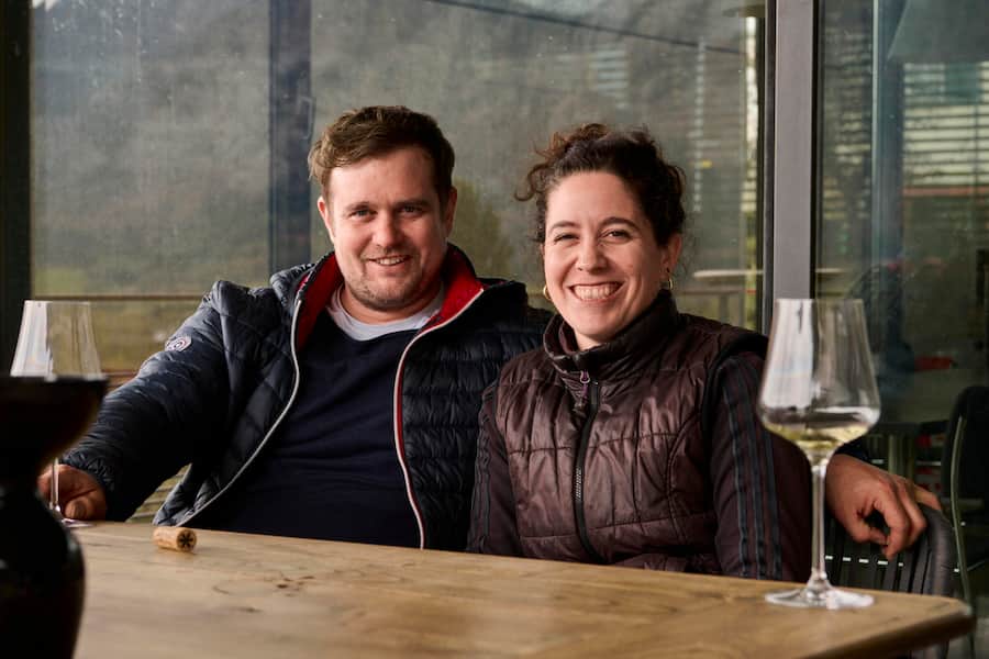 Reportage in Malans: Rafael Hug und Mathilde Hug Pédeutour.Â