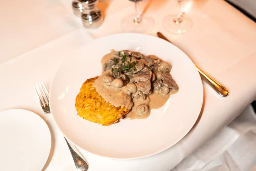 Zürcher Geschnetzeltes im Baur's.