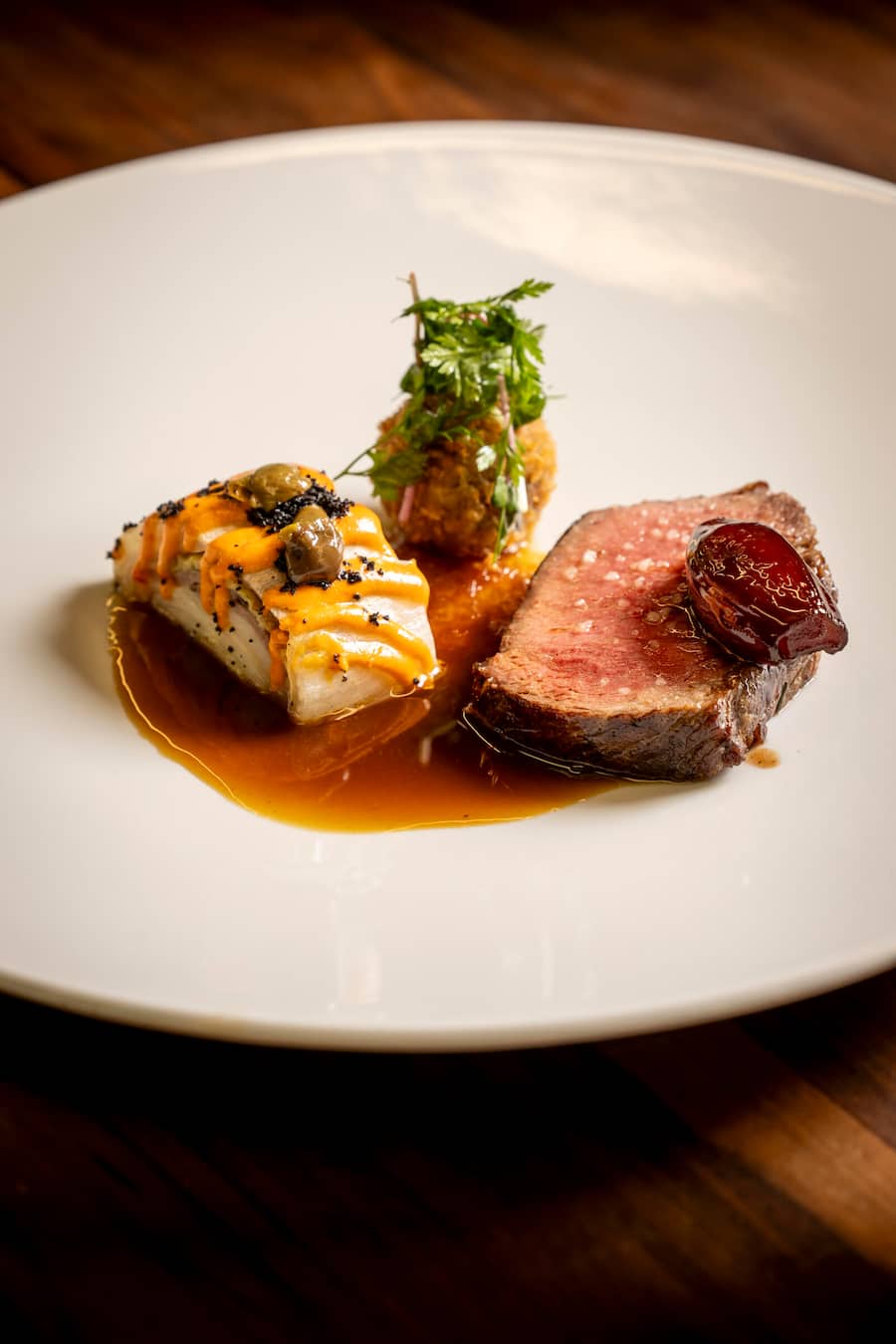 Adelbodner Rind, Chinakohl, Ackerbohne, Harissa