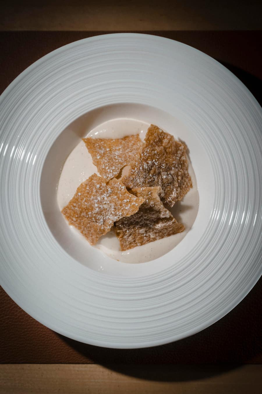 Variation vom Apfelstrudel mit Zimtglace Marmo-Restaurant, Donnerstag 12 Dezember 2024 in Zermatt. (© Gabriel Monnet)