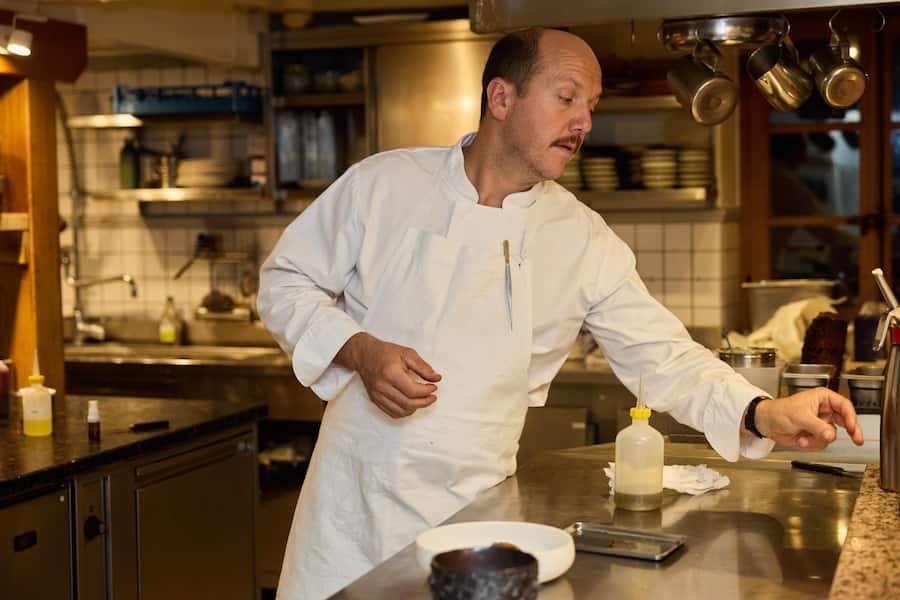 Kocht auch für die Familie mit Bio-Produkten: Nicolas Darguilhem.