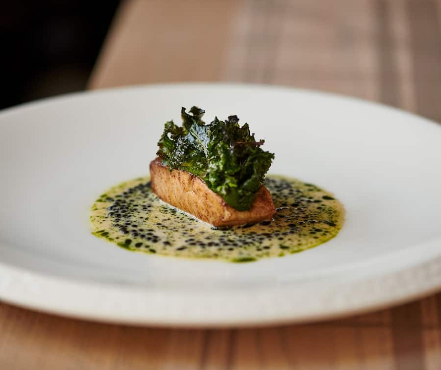 PP Clément Esturgeon de Frutigen - Beurre blanc - Caviar Oona - Chou kale