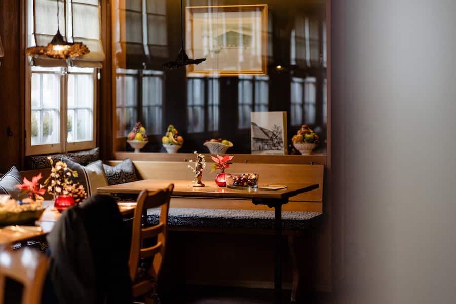 Laurent-Perrier, Kurt Moesching, Restaurant Sonne Scheunenberg, Wengi bei Büren, BE, 11. Dezember 2024. Copyright: Roy Matter