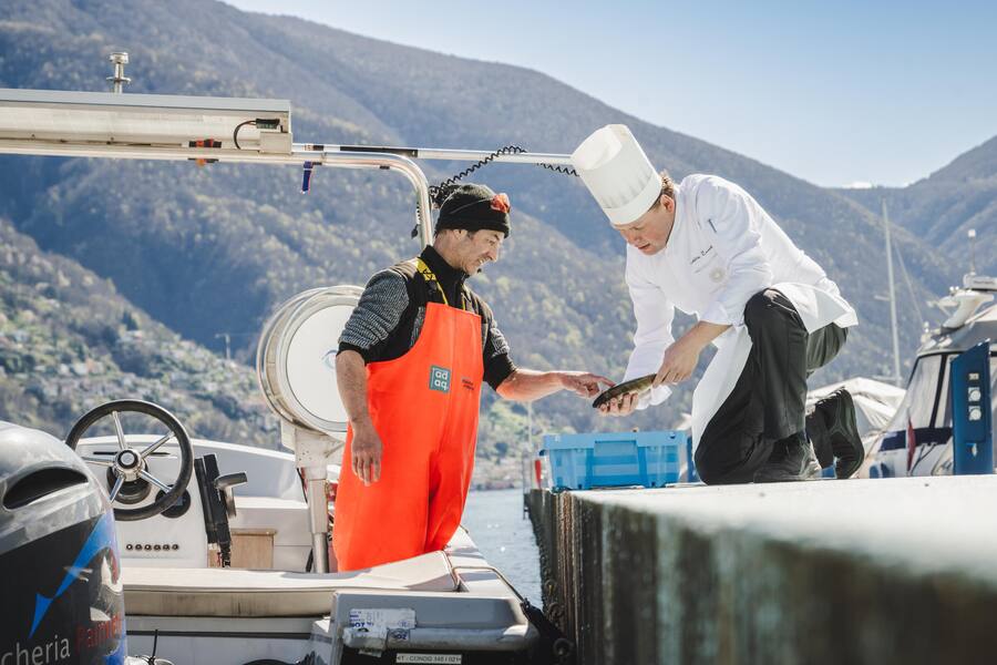 Ascona 2024: Fischer Giovanni Palmieri und Mattias Roock.