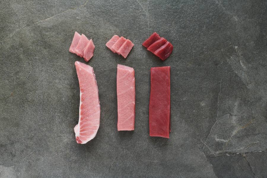 Otoro, Chutoro, Akami