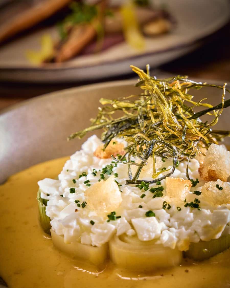 Germanier Rivaz poireaux vinaigrette