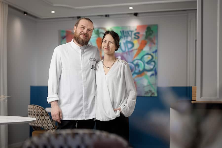 Premier service de Helena Collaud et Joeffrey Fraiche au Pont de Brent ce mercredi 15 janvier 2025.