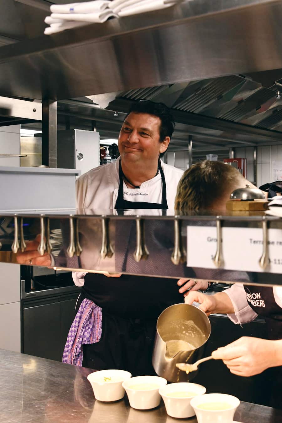 Michael Rindlisbacher und David Ebner in der Maison Hornberg. Person: Michael Rindlisbacher